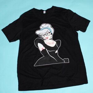 New Disney Hipster Tattooed Cinderella Tee